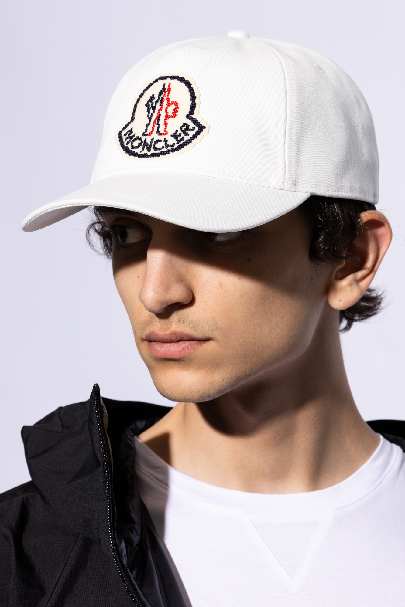 Moncler cap white online